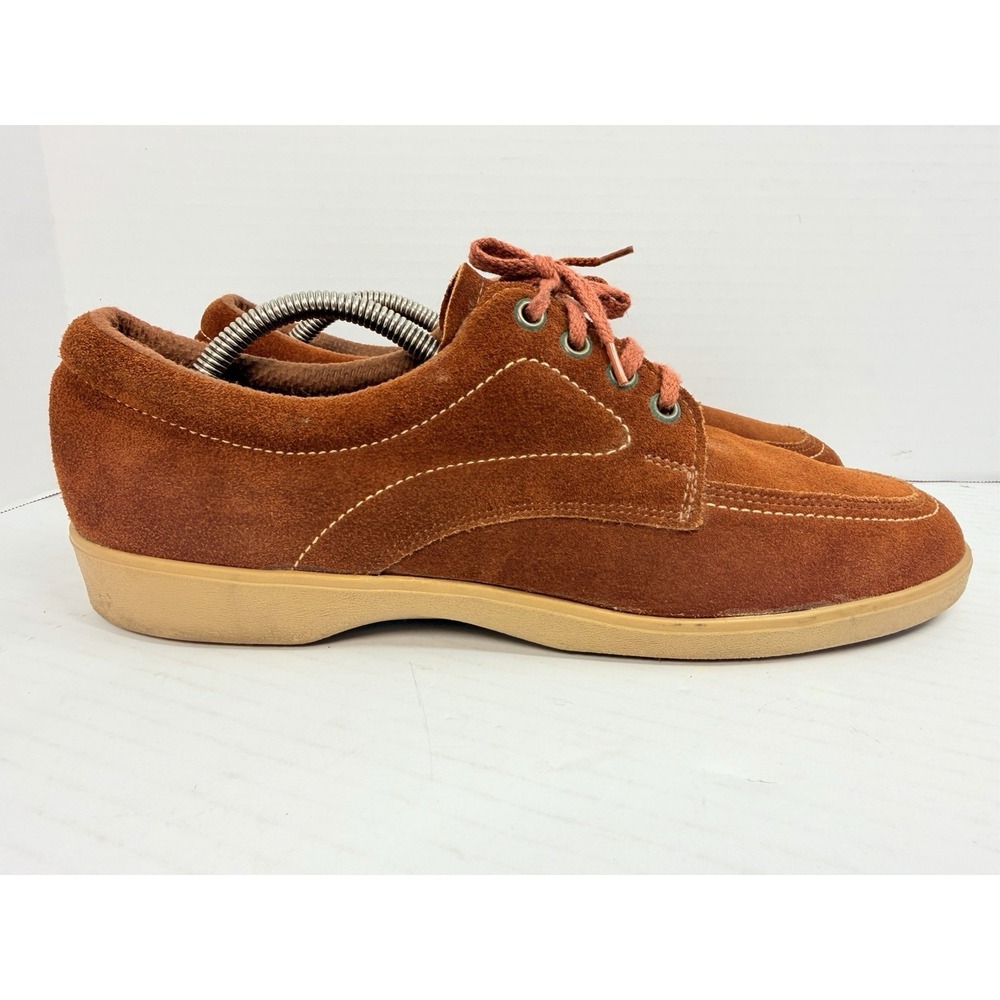 Vintage Barclay Men's Size 10 Brown Suede Leather Lace Up Casual Shoes Taiwan